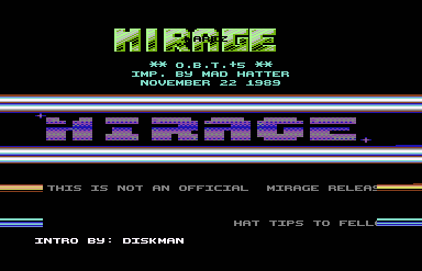 Mirage Intro (Diskman)