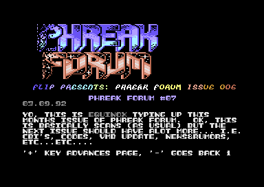 Phreak Forum #07