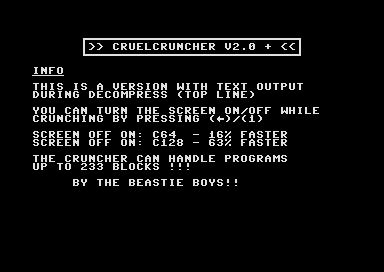Cruel Cruncher V2.0 +