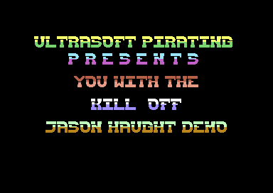 Kill off Jason Haught Demo