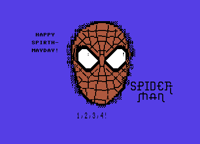 Happy Spirthmayday! Spiderman