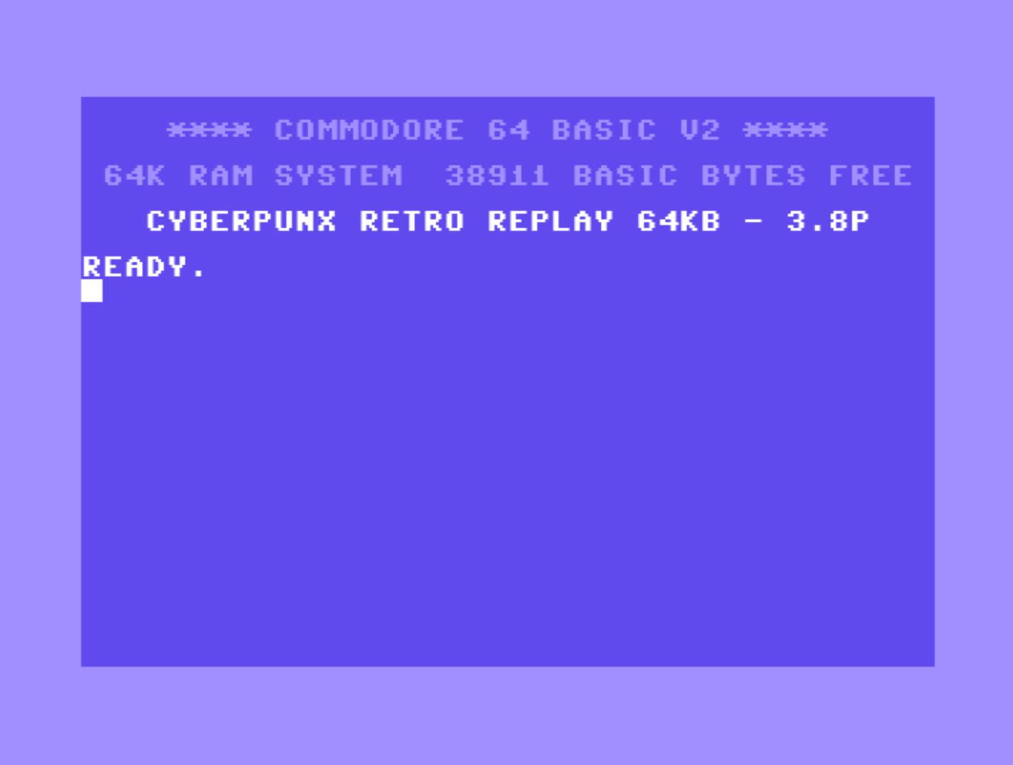 CyberpunX Retro Replay ROM V3.8p + Turbo Macro Pro 1.2 (standard version + REU) - Patched Version