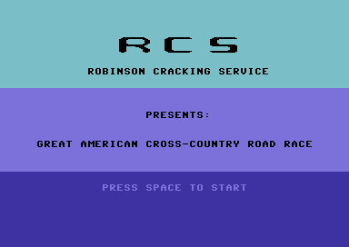 The Great American Cross-Country Road Race