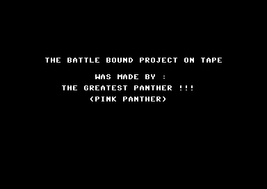 Battle Bound Project [tape]