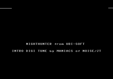 Nighthunter Intro Digi Tune