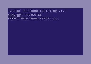 Checksum Protector V1.0