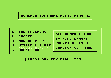 Somefun Software Music Demo #1