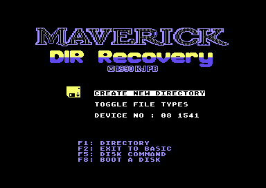 Maverick Dir Recovery