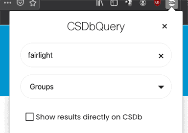 CSDb Query V1.2