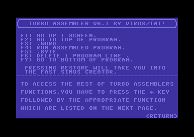 Turbo Assembler V6.1