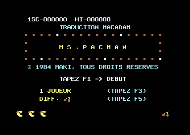 Ms. Pacman + [french]