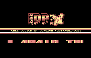 Dr. X's Dungeon BBS Demo