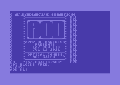 Taz C64 +1D