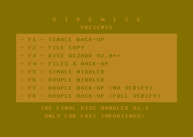 The Final Disc Handler V1.1