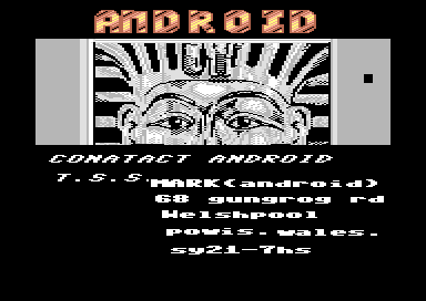 Android Contact Demo