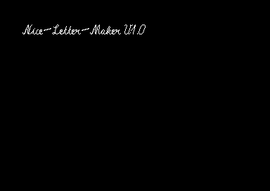 Nice-Letter-Maker V1.0