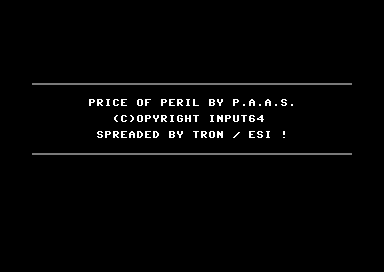 Price of Peril
