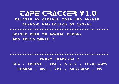 Tape Cracker V1.0