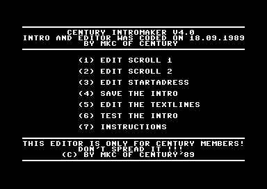 Century Intro Editor V4.0