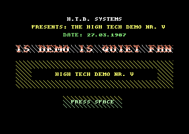High Tech Demo Nr. V