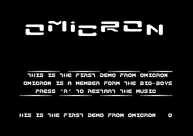 First Demo From Omicron