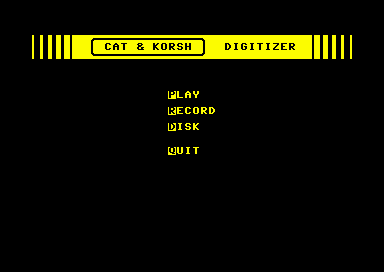 Cat & Korsh Digitizer