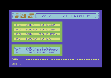 DX-7 Data Library