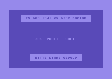 EX-DOS 1541 Disc Doctor