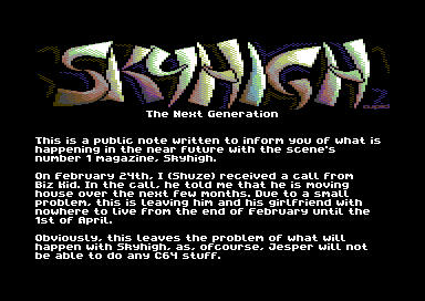 Skyhigh Update