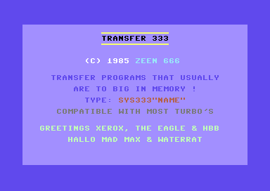 Transfer 333
