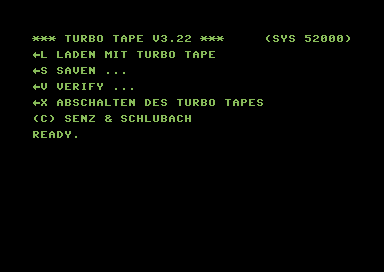 Turbo Tape V3.22 [german]