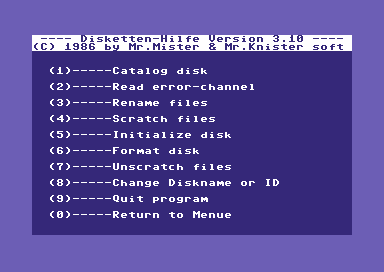 Disketten-Hilfe V3.10