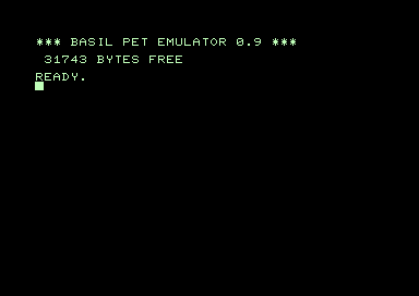 Basil PET Emulator V0.9