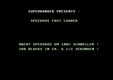 SpeedDOS Fast Loader [german]