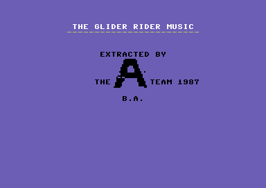 The Glider Rider Music