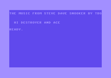 Music from Steve Davis Snooker
