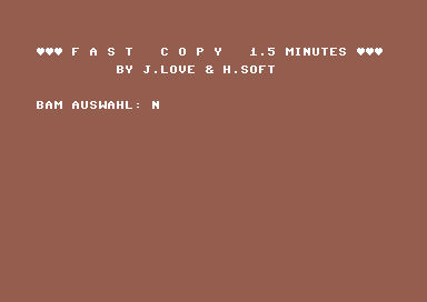 Fastcopy 1.5 Minutes [german]