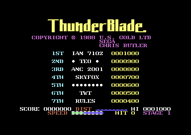 Thunderblade