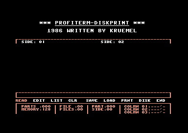 Profiterm-Diskprint