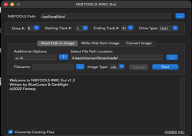 Nibtools RWC GUI V1.4 [osx]