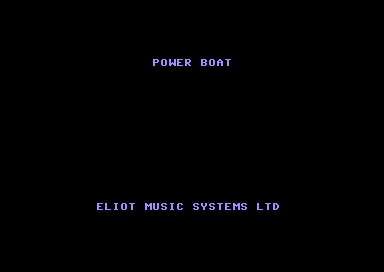 Power Boat Music