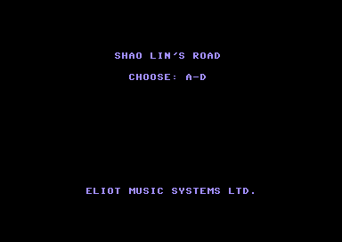 Shao Lin's Road Music