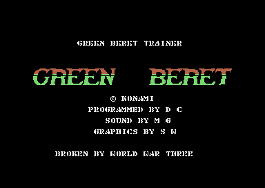 Green Beret Trainer