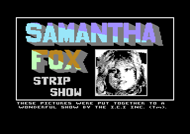 Samantha Fox Strip Show