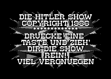 Die Hitler Show