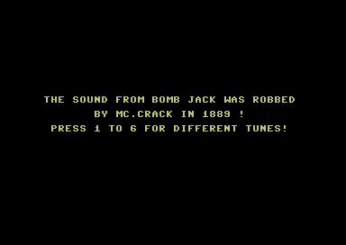 The Sound from Bomb Jack