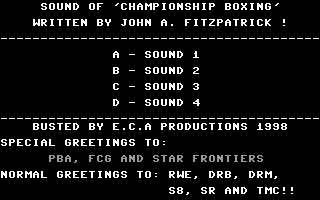 Championship Boxing Music