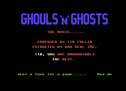 Ghouls'n'Ghosts Music