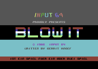 Blow It