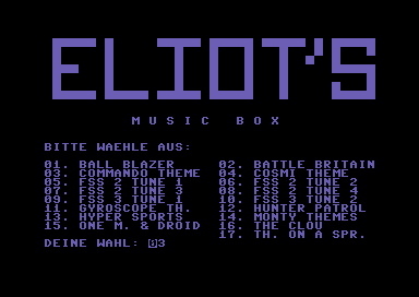 Eliot's Music Box